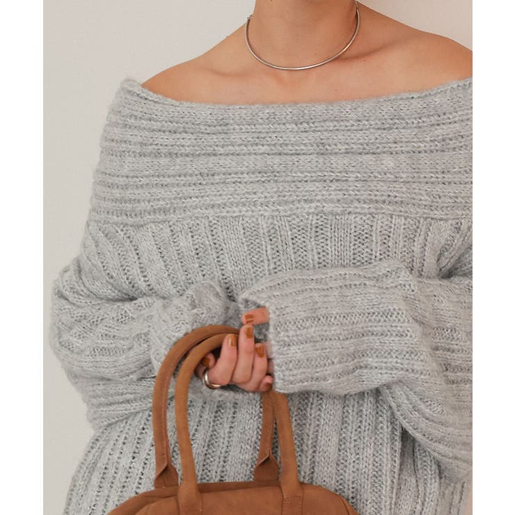 オフショルダールーズニット | titivate | 詳細画像29 