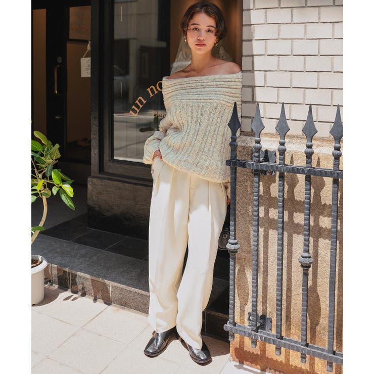 オフショルダールーズニット | titivate | 詳細画像4 