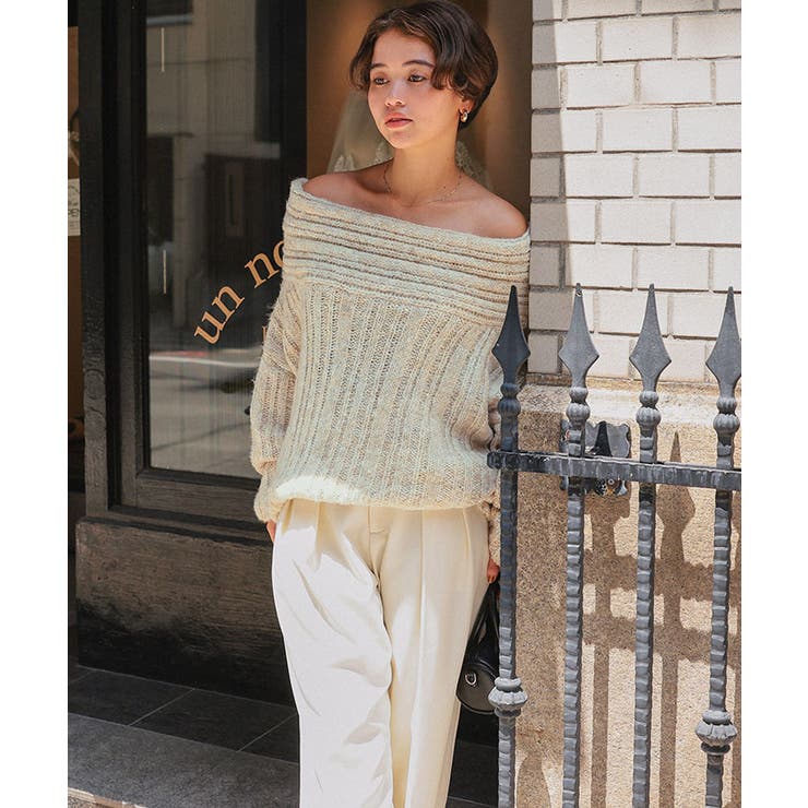 オフショルダールーズニット | titivate | 詳細画像5 