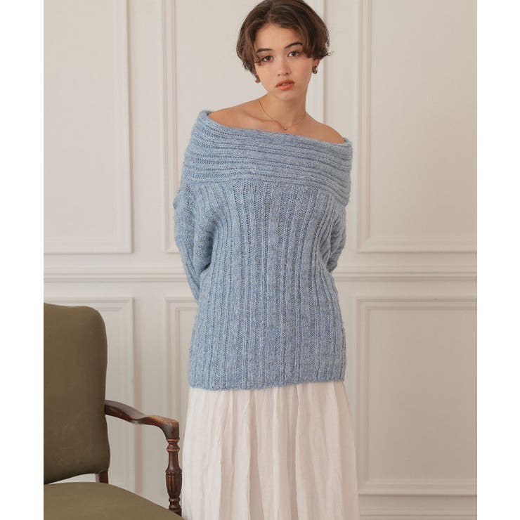 オフショルダールーズニット | titivate | 詳細画像9 