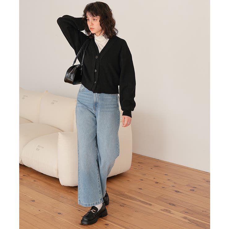 レイヤードデザインニットカーディガン | titivate | 詳細画像32 