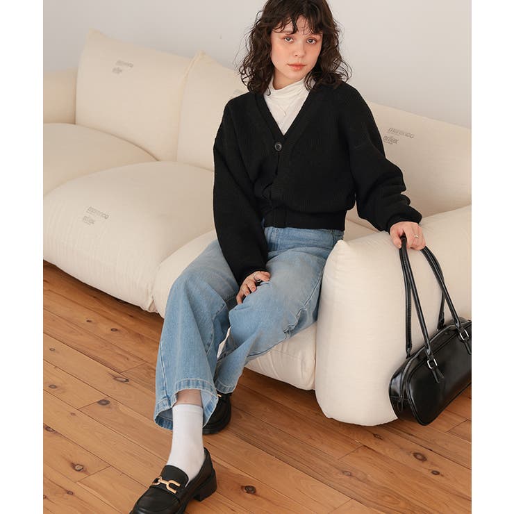 レイヤードデザインニットカーディガン | titivate | 詳細画像15 