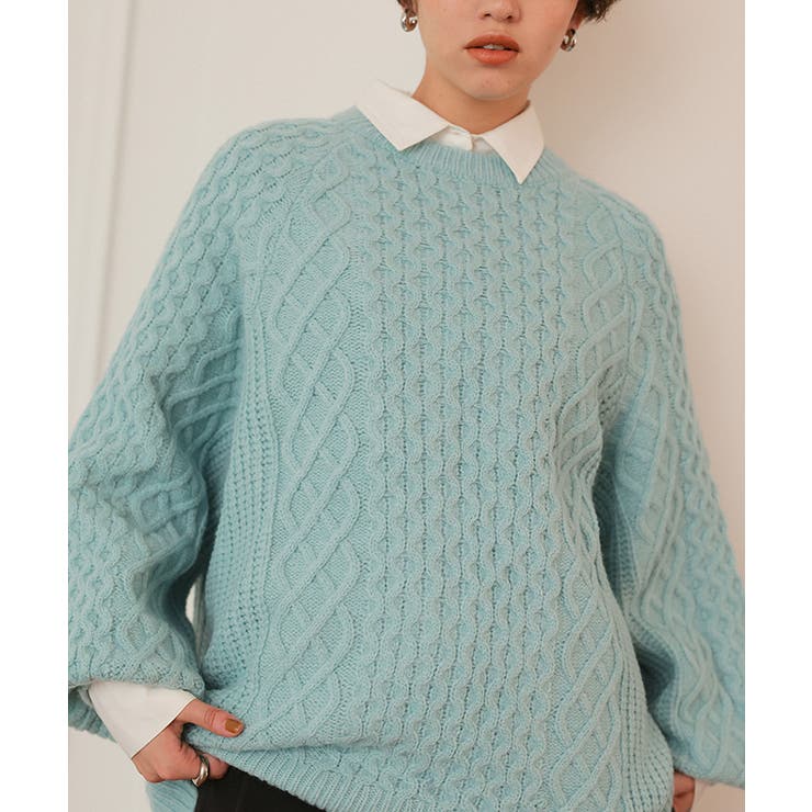 ケーブル編みゆるニット | titivate | 詳細画像24 