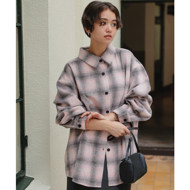 起毛チェックオーバーシャツ | titivate | 詳細画像23 