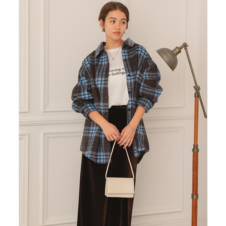 起毛チェックオーバーシャツ | titivate | 詳細画像17 