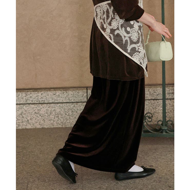 Iラインベロアスカート | titivate | 詳細画像16 