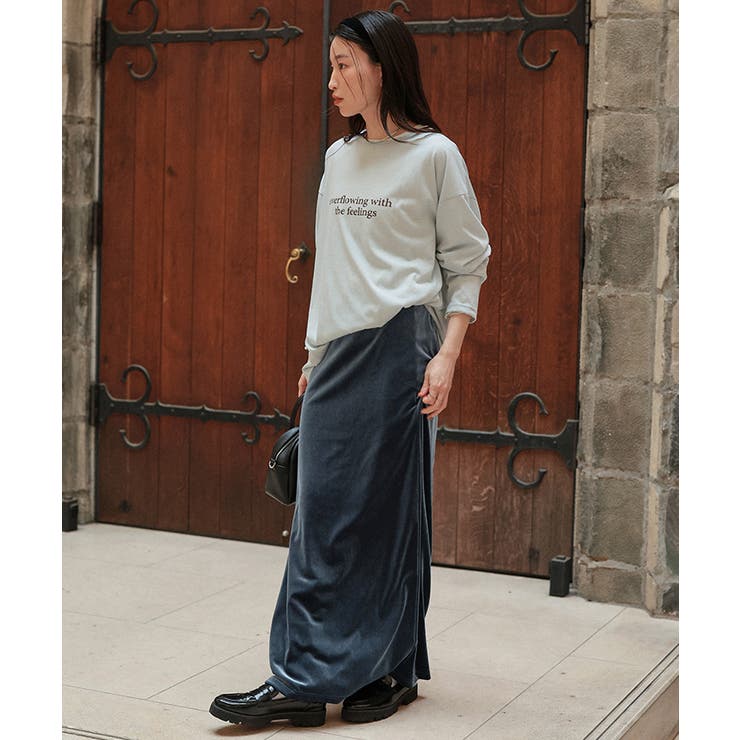 Iラインベロアスカート | titivate | 詳細画像17 