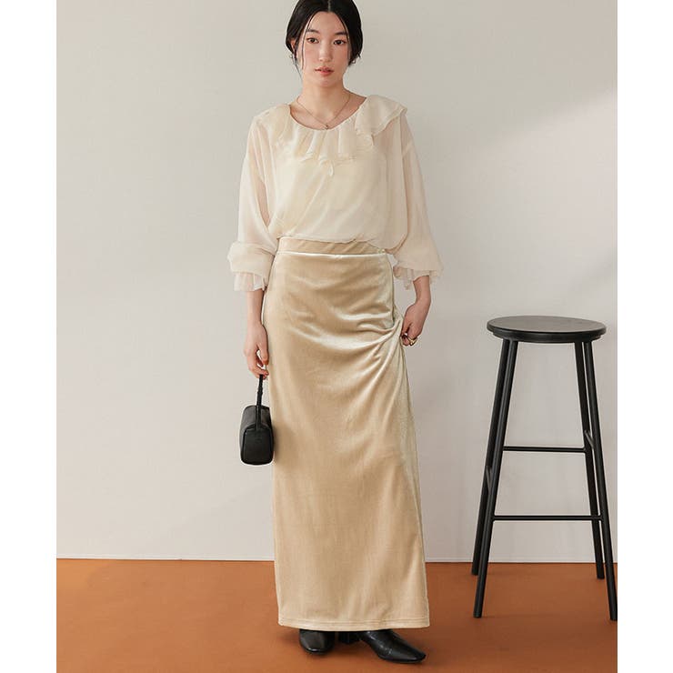 Iラインベロアスカート | titivate | 詳細画像20 