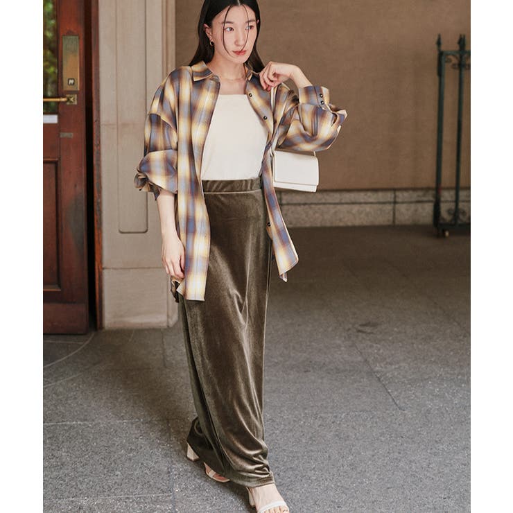 Iラインベロアスカート | titivate | 詳細画像23 