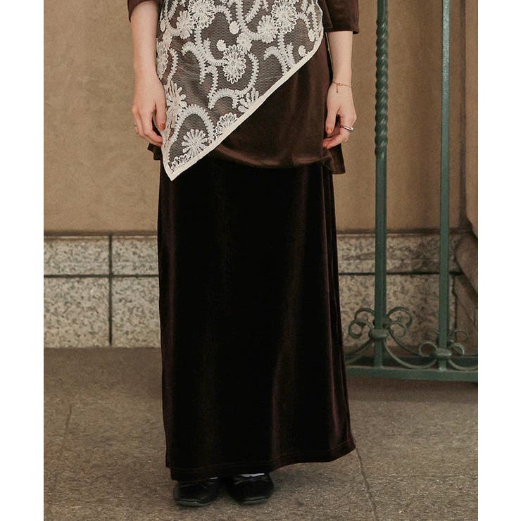 Iラインベロアスカート | titivate | 詳細画像2 