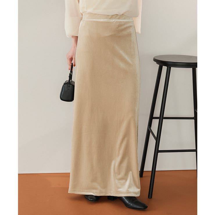 Iラインベロアスカート | titivate | 詳細画像7 