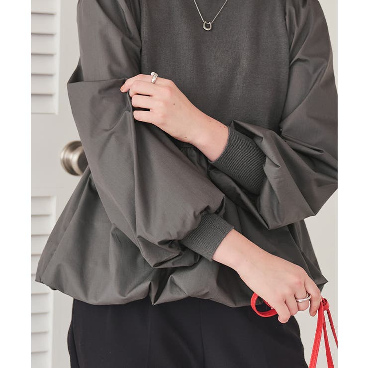 ドッキングバルーンペプラムニット/トップス | titivate | 詳細画像5 