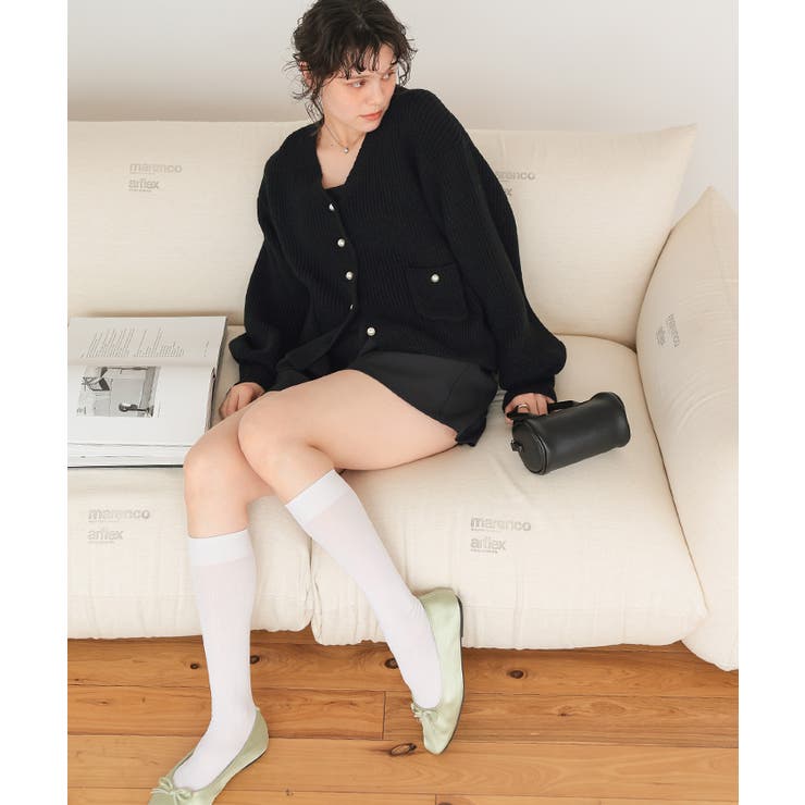 ポケット付きパールボタンニットカーディガン | titivate | 詳細画像32 