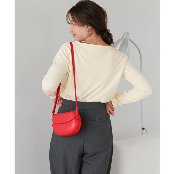 なめらか手触りカシミヤタッチボートネックニット | titivate | 詳細画像23 