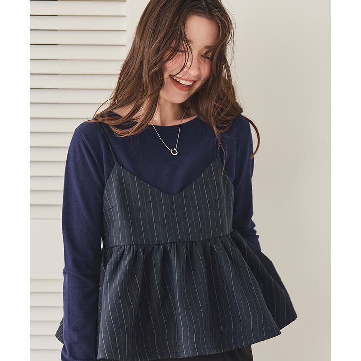 なめらか手触りカシミヤタッチボートネックニット | titivate | 詳細画像26 