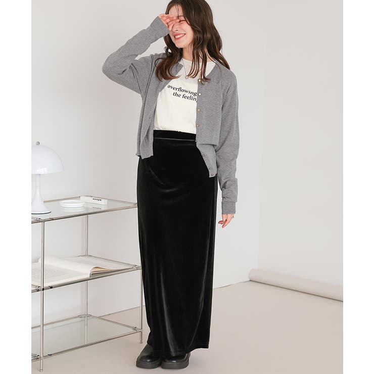 なめらか手触りカシミヤタッチニットカーディガン | titivate | 詳細画像25 