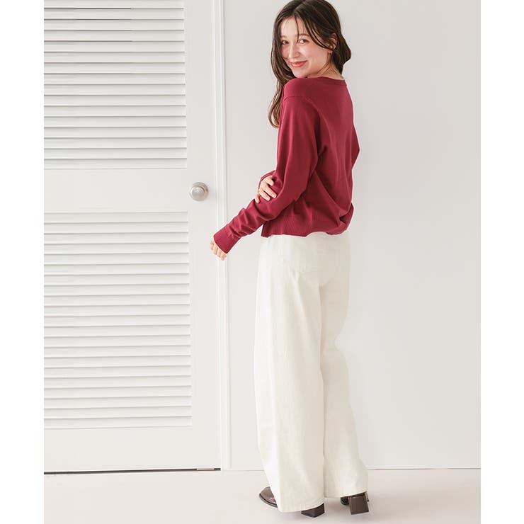 なめらか手触りカシミヤタッチニットカーディガン | titivate | 詳細画像29 