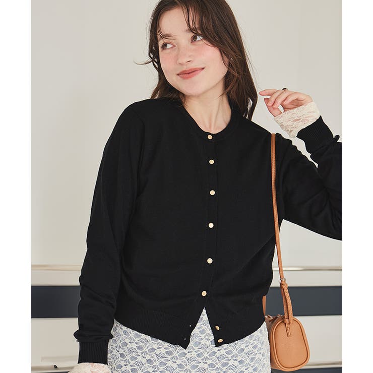 なめらか手触りカシミヤタッチニットカーディガン | titivate | 詳細画像34 