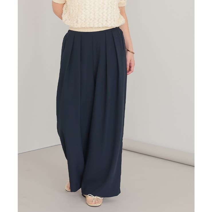 とろみタックワイドイージーパンツ | titivate | 詳細画像2 