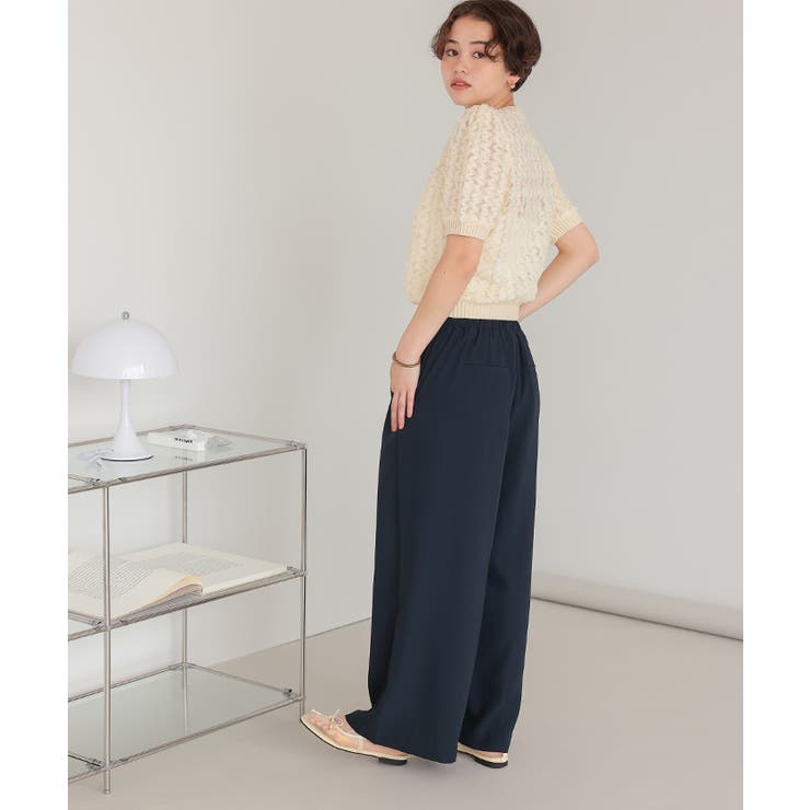 とろみタックワイドイージーパンツ | titivate | 詳細画像3 