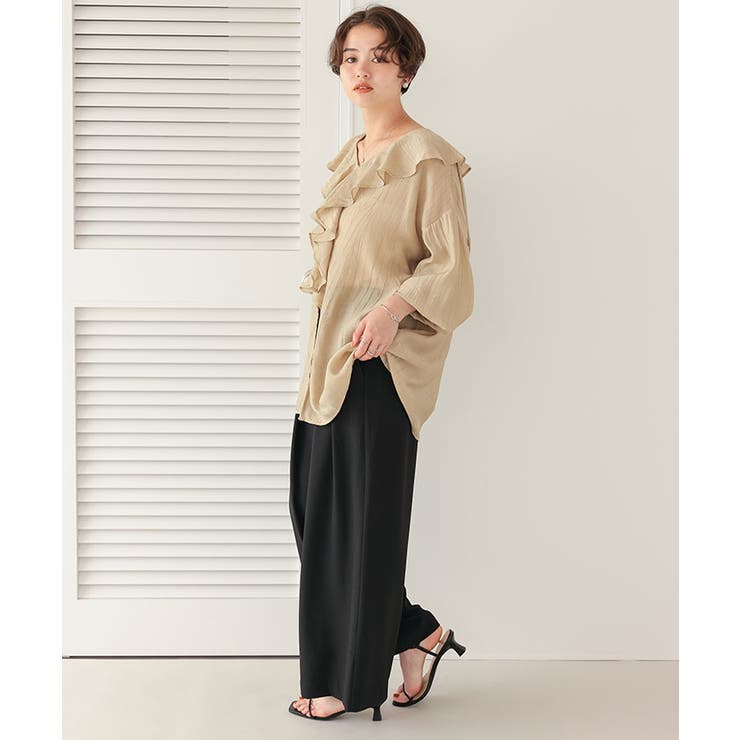 とろみタックワイドイージーパンツ | titivate | 詳細画像17 