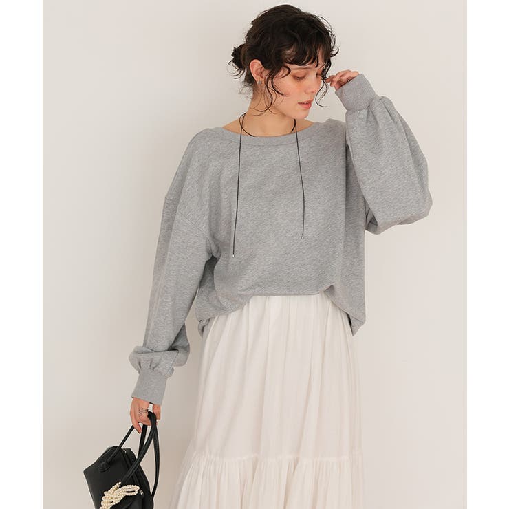 バックオープンゆるっとスウェットプルオーバー | titivate | 詳細画像28 