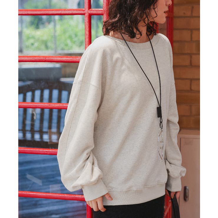 バックオープンゆるっとスウェットプルオーバー | titivate | 詳細画像5 