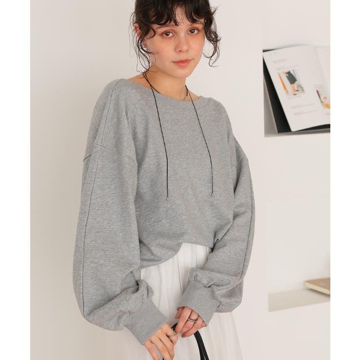 バックオープンゆるっとスウェットプルオーバー | titivate | 詳細画像11 