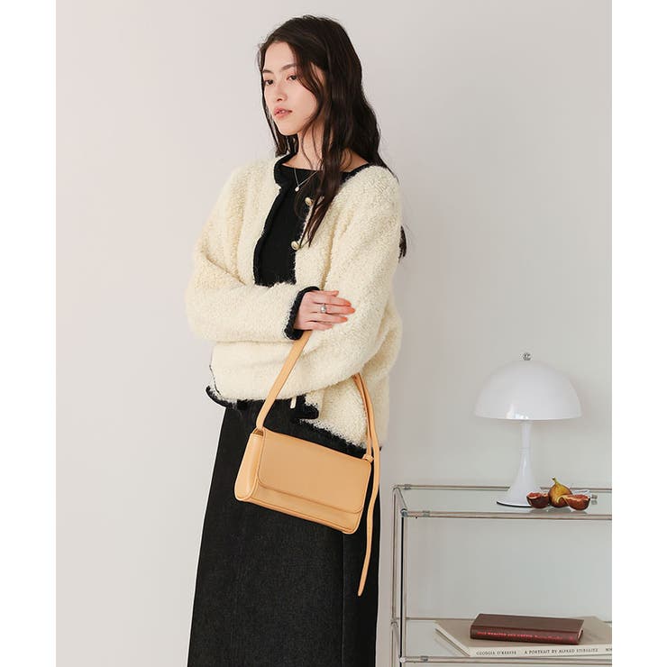 プチループゴールド釦ニットカーディガン | titivate | 詳細画像10 