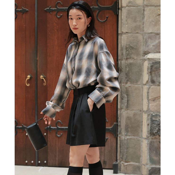 マルチウェイチェックオーバーシャツ | titivate | 詳細画像20 