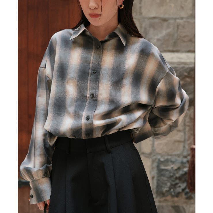 マルチウェイチェックオーバーシャツ[品番：TV000017964]｜titivate