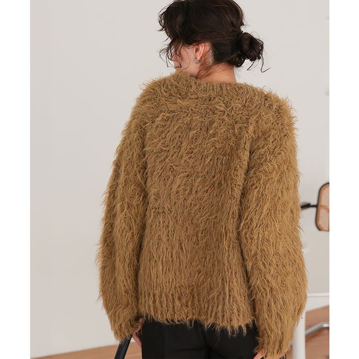 ふわふわ毛ガキニットカーディガン | titivate | 詳細画像10 