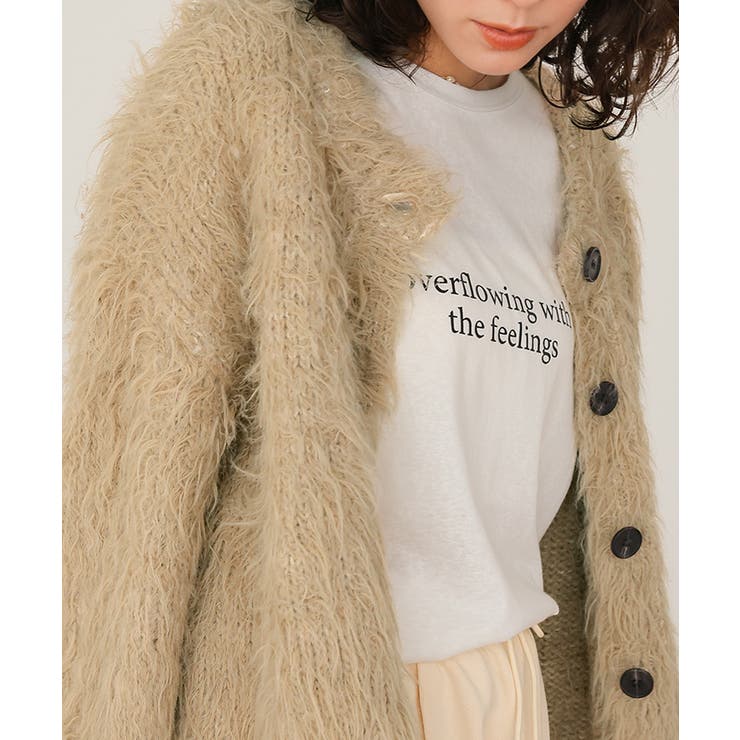 ふわふわ毛ガキニットカーディガン | titivate | 詳細画像17 