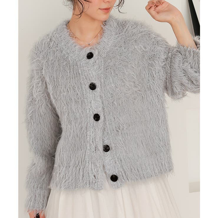 ふわふわ毛ガキニットカーディガン | titivate | 詳細画像6 