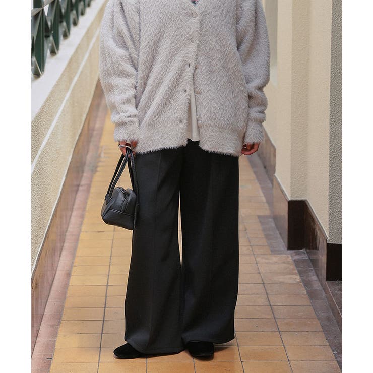 裏起毛センタープレスワイドパンツ | titivate | 詳細画像20 