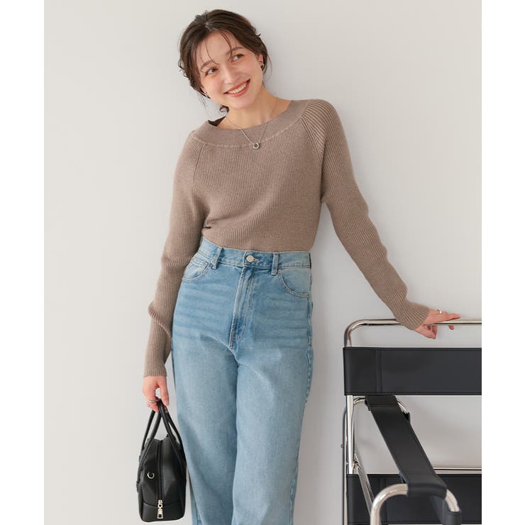 ウォッシャブルボートネックニット | titivate | 詳細画像21 