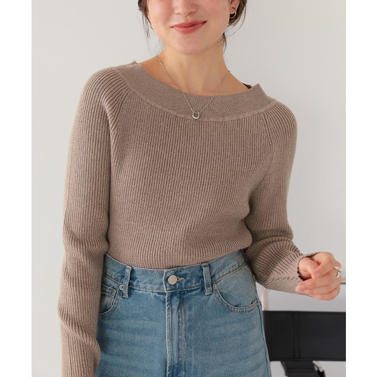 ウォッシャブルボートネックニット | titivate | 詳細画像23 