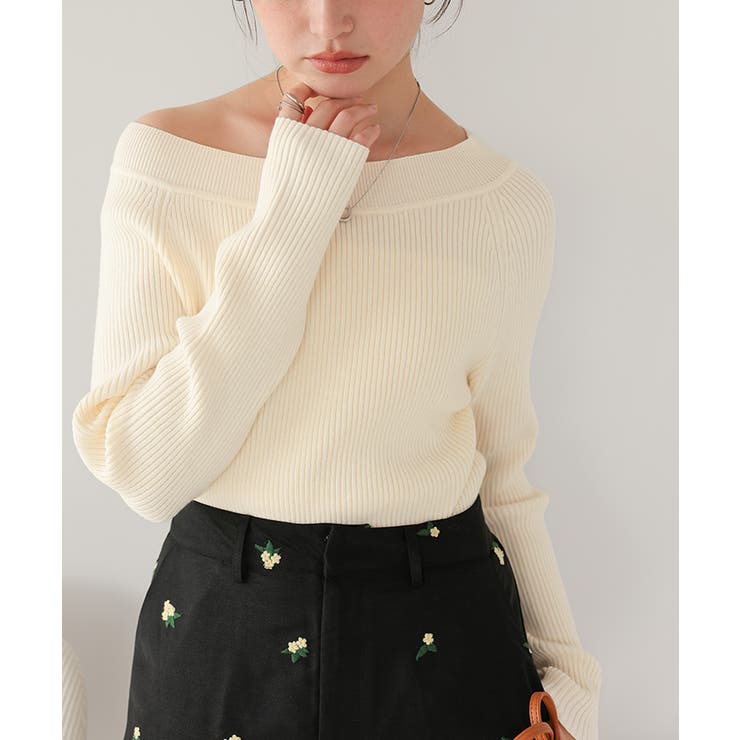 ウォッシャブルボートネックニット | titivate | 詳細画像25 