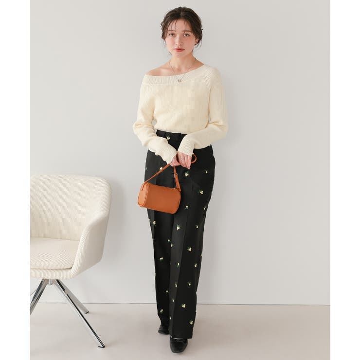 ウォッシャブルボートネックニット | titivate | 詳細画像26 