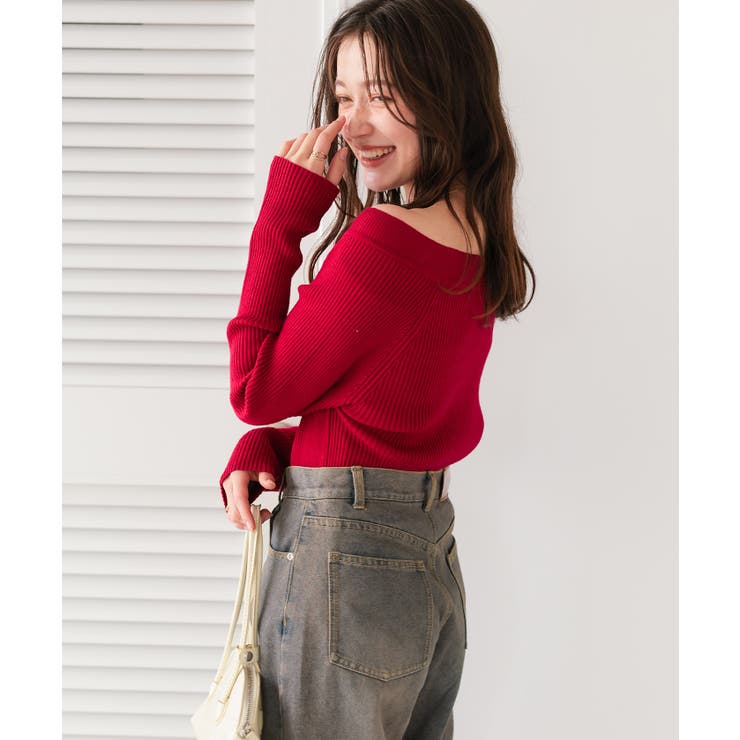 ウォッシャブルボートネックニット | titivate | 詳細画像29 