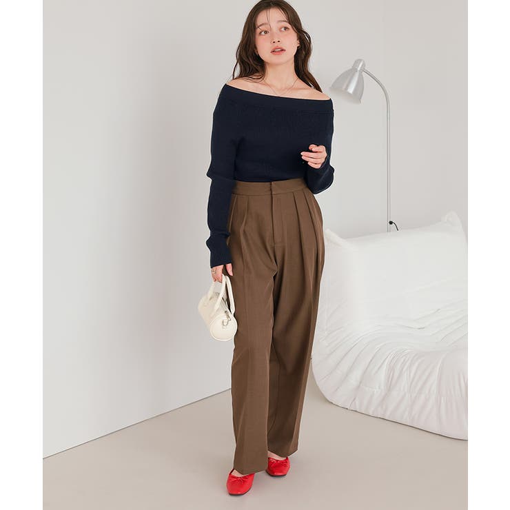 ウォッシャブルボートネックニット | titivate | 詳細画像32 