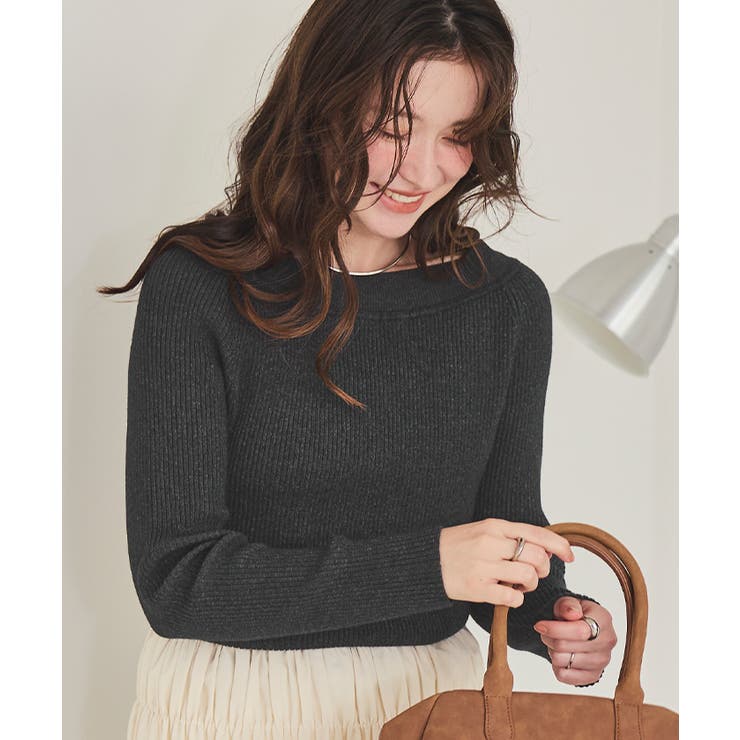 ウォッシャブルボートネックニット | titivate | 詳細画像33 