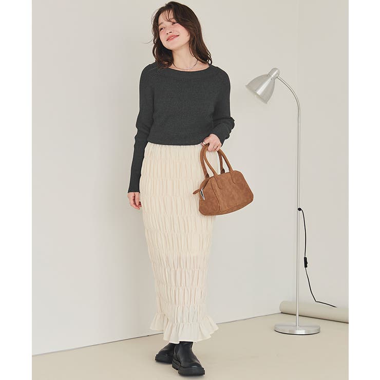 ウォッシャブルボートネックニット | titivate | 詳細画像34 