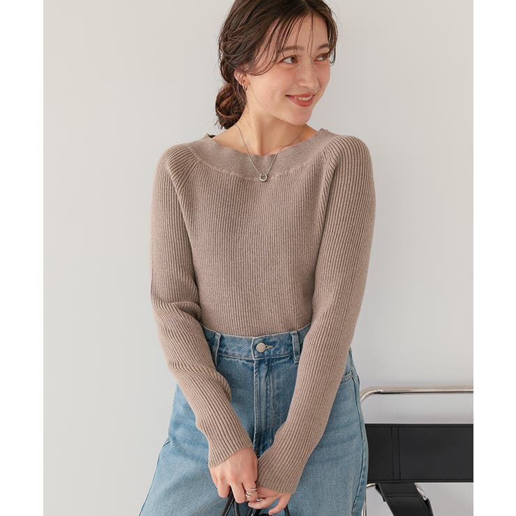 ウォッシャブルボートネックニット | titivate | 詳細画像2 