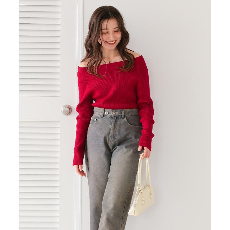 ウォッシャブルボートネックニット | titivate | 詳細画像9 