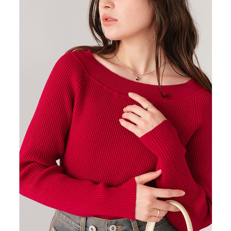 ウォッシャブルボートネックニット | titivate | 詳細画像11 