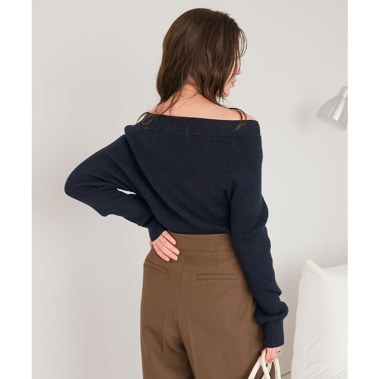 ウォッシャブルボートネックニット | titivate | 詳細画像14 