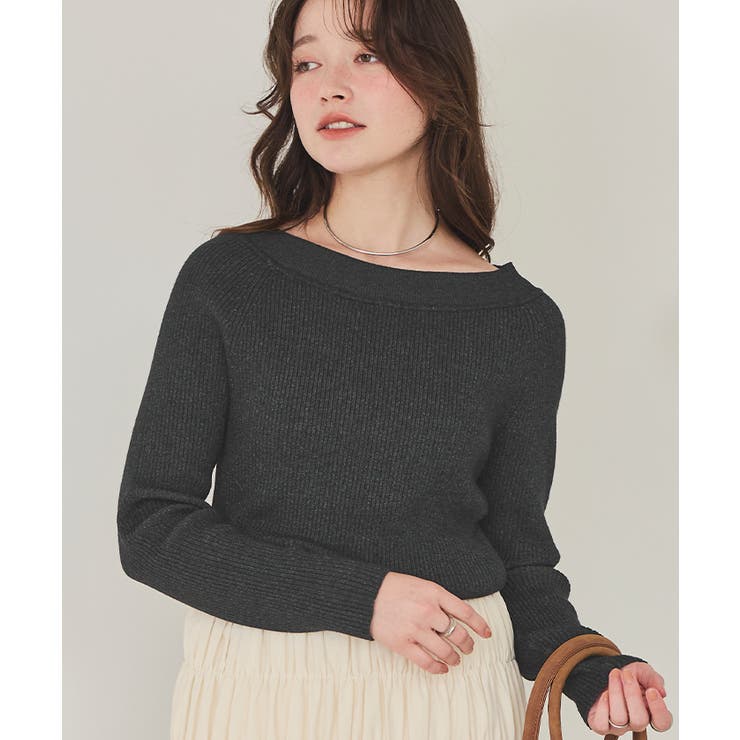 ウォッシャブルボートネックニット | titivate | 詳細画像18 