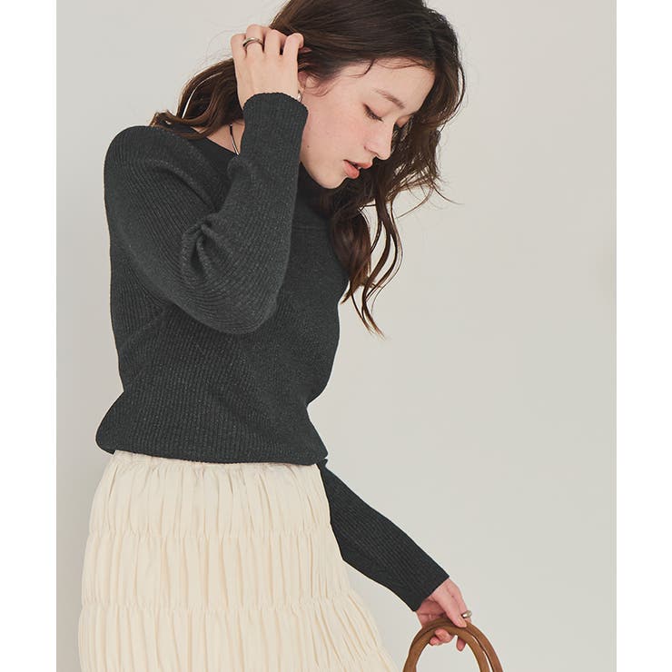 ウォッシャブルボートネックニット | titivate | 詳細画像19 