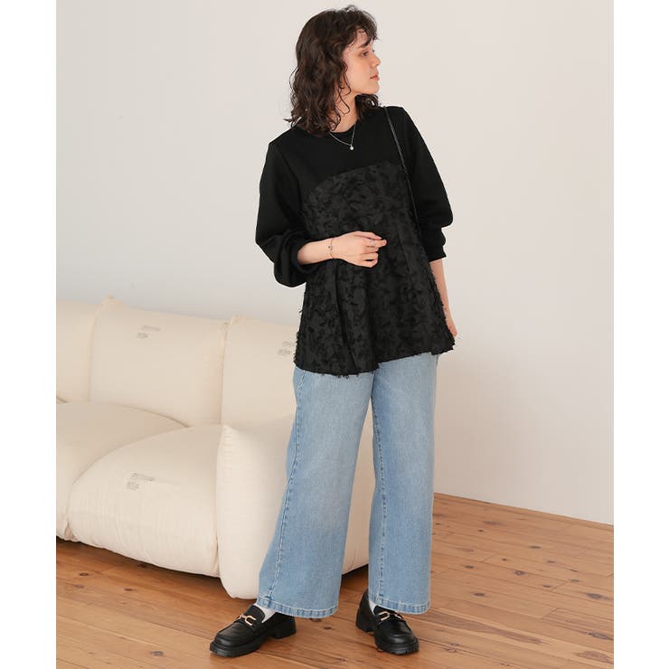 ビスチェライクドッキングペプラムトップス | titivate | 詳細画像15 